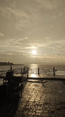Sunset memories captured along Kama River in Chaikovsky, Russia