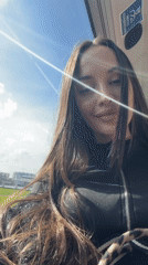 Woman in sequined jacket spotted across Saint Petersburg locations