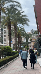 Woman documents leisurely walk through Budva city center
