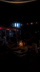 Casual dining captured at Kuta Selatan restaurant patio