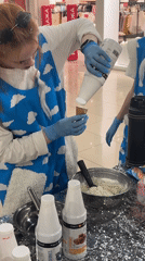 TikTok-branded mall event mixes foam party, stage show, and novelty ice cream