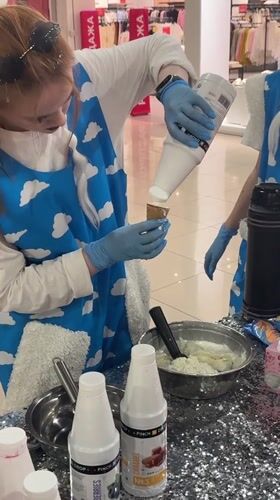 TikTok-branded mall event mixes foam party, stage show, and novelty ice cream