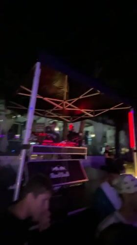 Outdoor nightclub event with DJ performance in Varna, Bulgaria