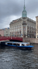 Tourist documentation of Saint Petersburg's historic landmarks and canals