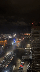 Evening selfies and city views documented in Izhevsk
