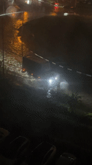 Flooding blocks Stavropol streets as vehicles navigate waterlogged roads