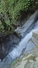 Visitor documents Kostenets Waterfall and forest streams in Bulgaria