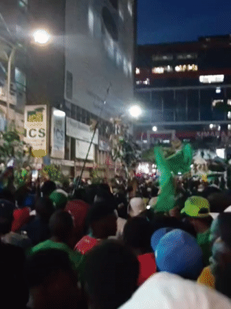 Nairobi crowds celebrate Gor Mahia's 22nd league championship victory