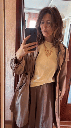 Woman Takes Mirror Selfie in Podgorica, Montenegro