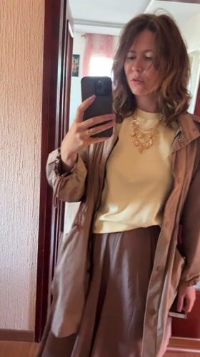 Woman Takes Mirror Selfie in Podgorica, Montenegro