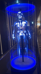 Star Wars exhibition and Lotte World aerial views documented in Seoul