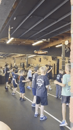 Youth boxing drills at Ramo's Boxing Club in Glendale
