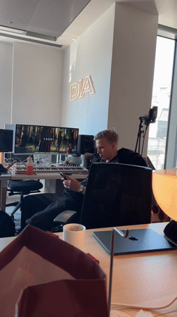 London residents captured in casual indoor moments Tuesday morning