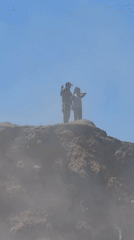 Rubble clearance and heavy machinery at work in Gaza