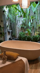 Luxury spa property documented in Ubud, Indonesia