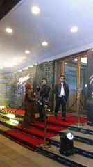 Movie premiere red carpet event held in Providencia, Chile