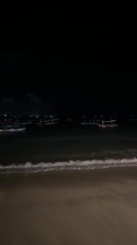 Evening leisure activities captured in Kuta, Indonesia