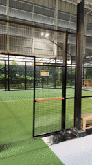 Woman plays padel tennis at Denpasar facility