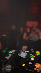 DJ performs at North Kuta nightclub amid red lights