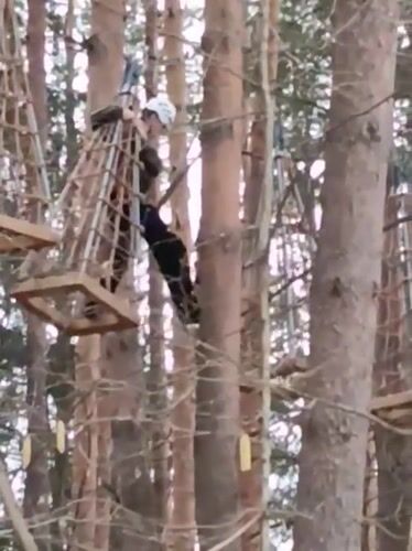 Park visitor documents outdoor recreation activities in Odintsovo