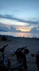 Sunset hour at My Khe Beach, Đà Nẵng
