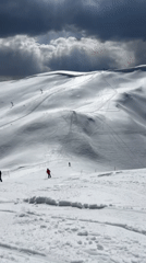 Skiers enjoy snowy slopes at Montenegro mountain resort