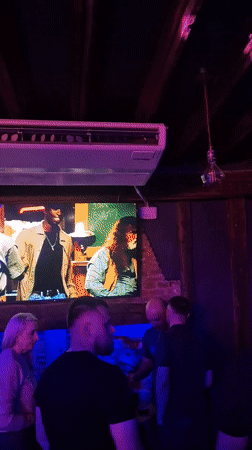 Late-night bar activity captured in West Suffolk establishment