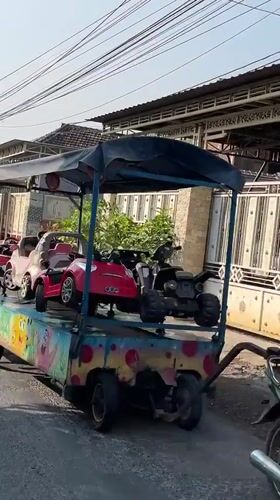 Everyday street life across two Indonesian neighborhoods