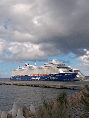 TUI cruise ships Mein Schiff 1 and 7 docked in Tallinn