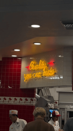 Late-night crowds pack West Hollywood In-N-Out Burger location