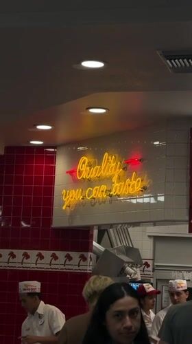 Late-night crowds pack West Hollywood In-N-Out Burger location