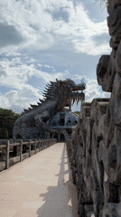 Exploring Huế's abandoned dragon water park and its decay