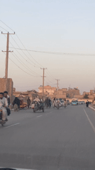Gym workout and street scene in Kandahar, Afghanistan