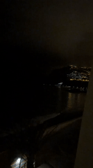 Nighttime seascape captured from elevated viewpoint in Funchal