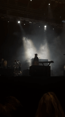 Live rock concert lights up Belgrade stage