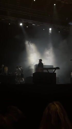 Live rock concert lights up Belgrade stage