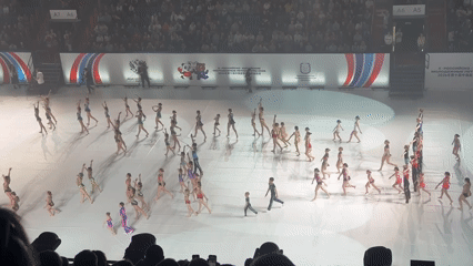 Multi-act cultural performance draws crowds to indoor arena