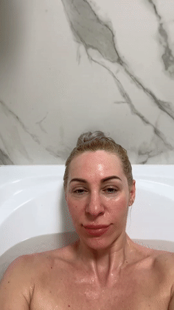 Private bathing moments documented in Sinyavino residence