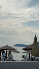 Lazy summer afternoon along the Montenegro coast
