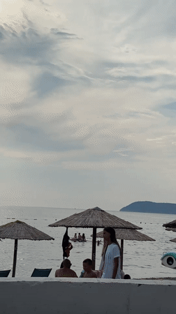 Lazy summer afternoon along the Montenegro coast