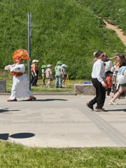 Community festival with crafts and performances held in Dmitrov