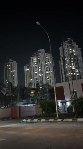 Nighttime urban scenes recorded across Kuala Lumpur's illuminated skyline