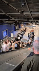 London transit hubs and streets documented during evening hours