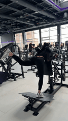 Morning workout session documented at Krasnoyarsk gym