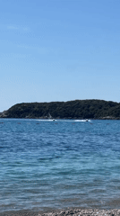 Peaceful morning beach scenes documented at Prijevor, Montenegro coastline