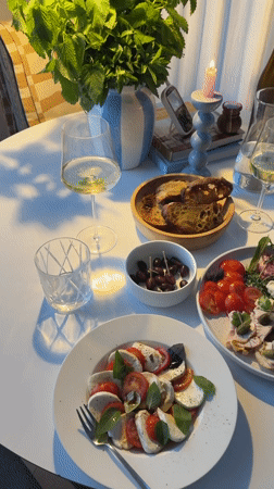 Evening dinner gathering documented in Gangloff, Germany
