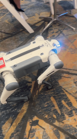Tech conference with robotic demonstrations at Tel Aviv hotel