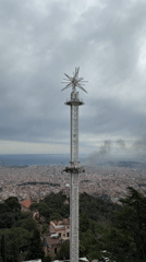 Barcelona aerial attractions and city overlooks captured by witnesses