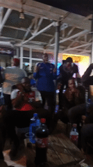 Evening social gathering observed at Nairobi bar venue