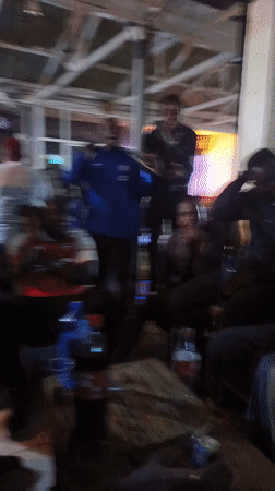 Evening social gathering observed at Nairobi bar venue